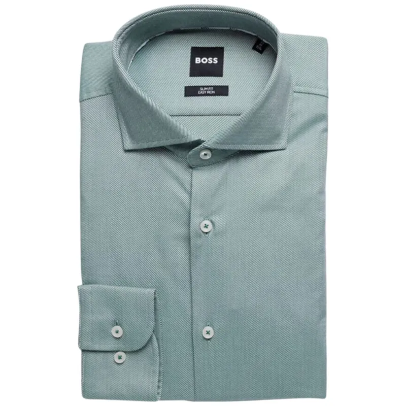 Boss Menswear Long sleeve shirt green  50508756 348 sold by J&Z Couture