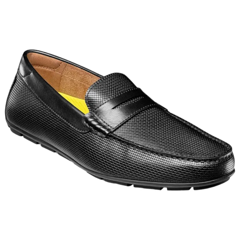 Florsheim Motor Penny Drv Black Men's Dress Shoes  13411-001 sold by J&Z Couture