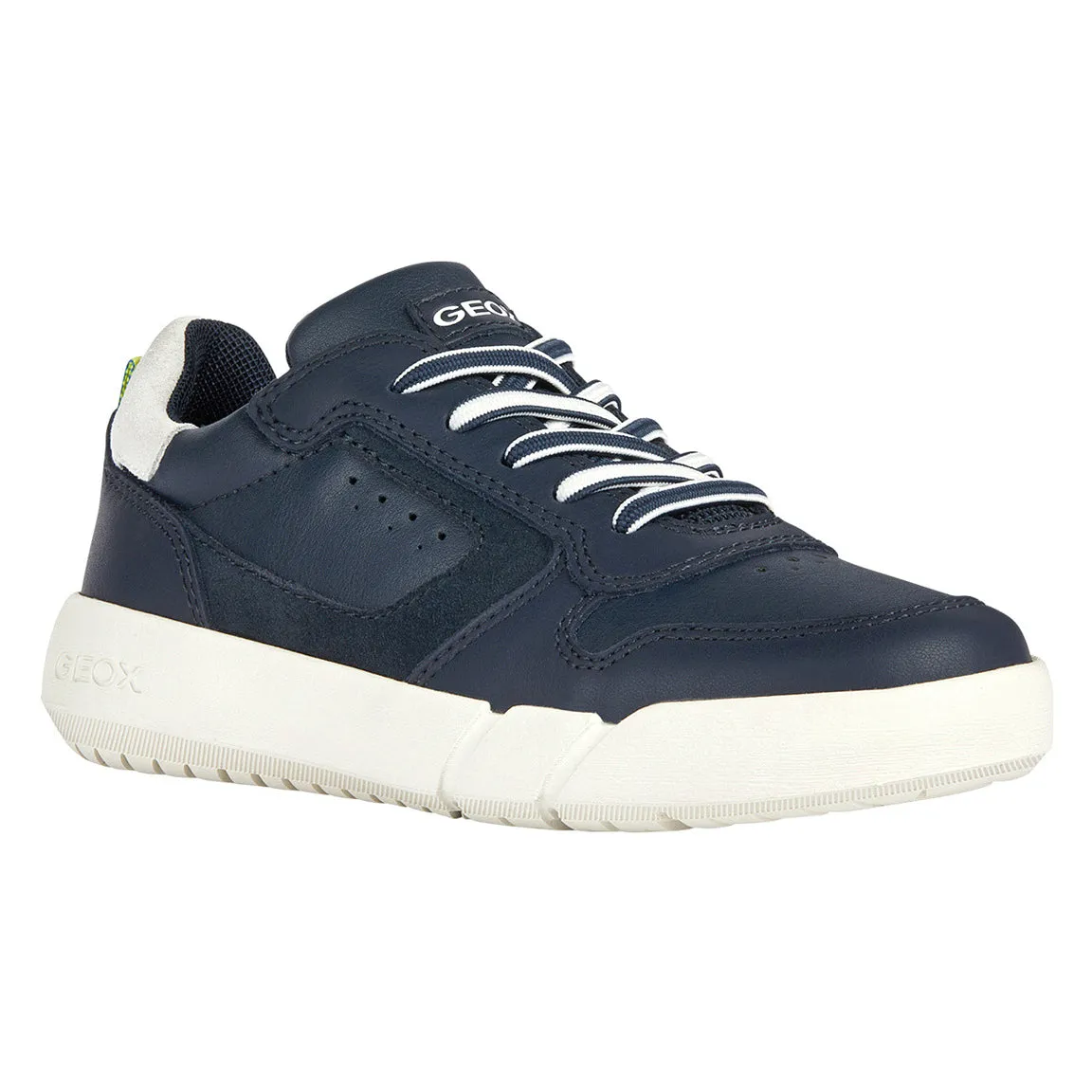Geox Hyroo Boy Low Top Sneakers in Navy/White J35GWA-08554-C4211 sold by J&Z Couture