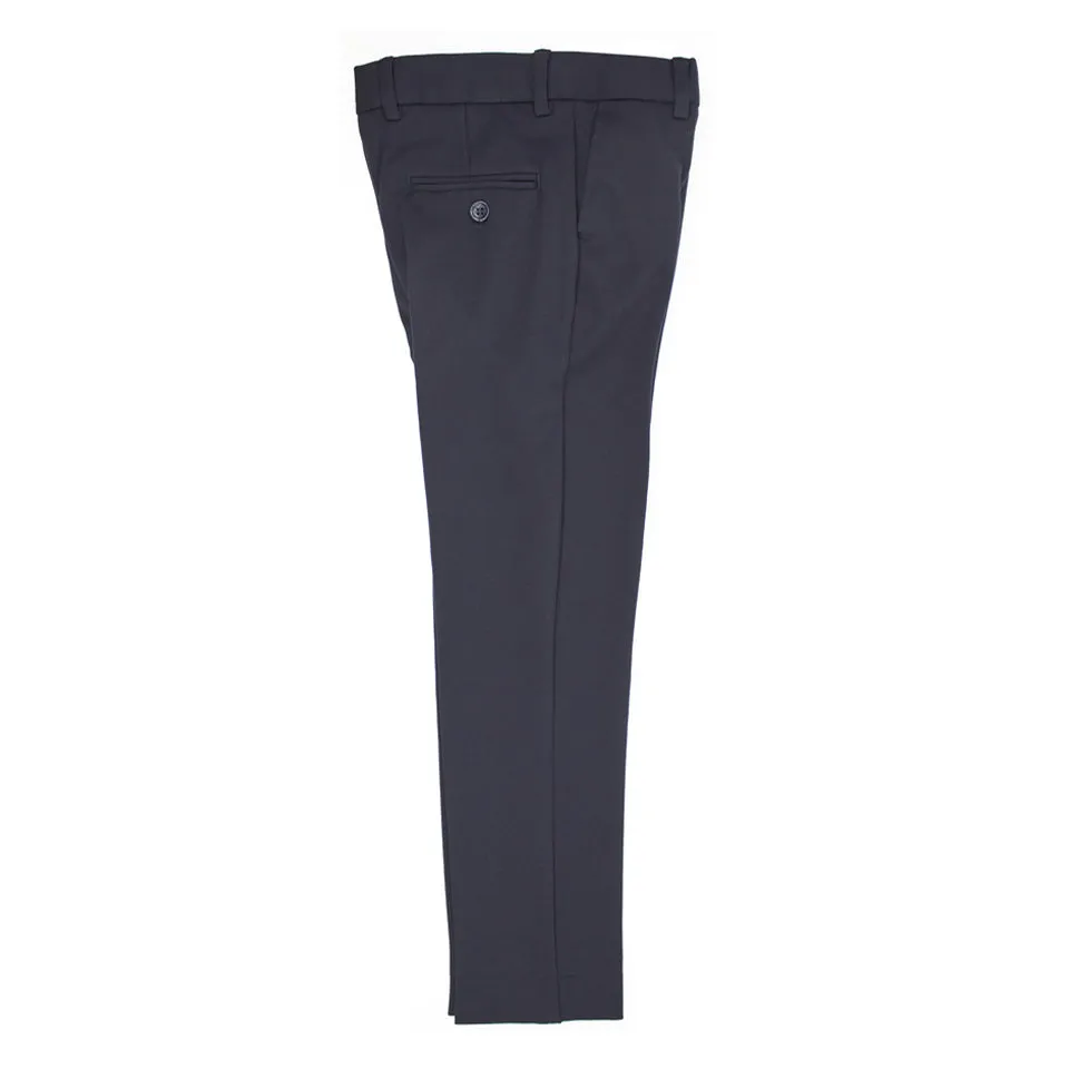 Boys' Adjustable Waist Slim-Fit Stretch Navy Pants 2010-52BSP sold by J&Z Couture