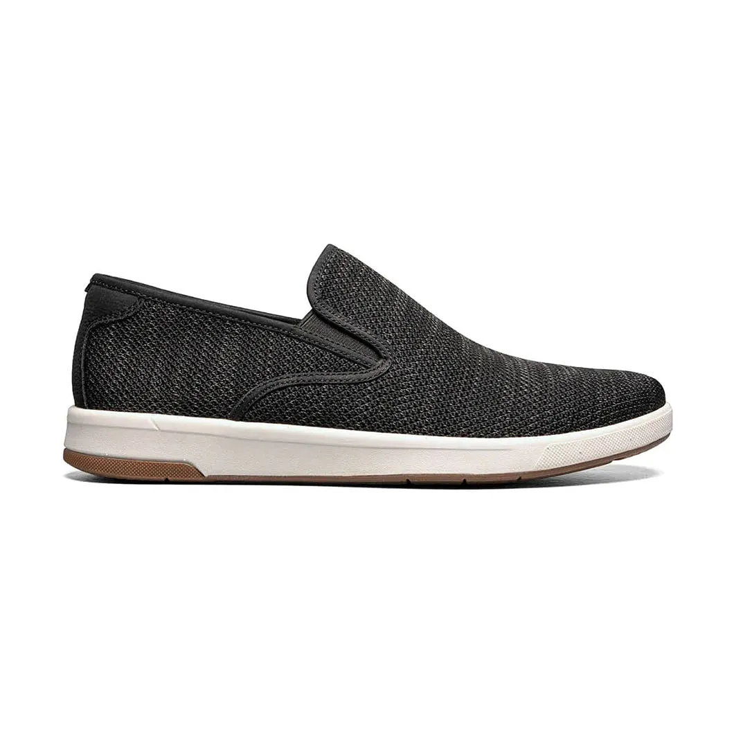 Florsheim Men's Crossover Knit Plain Toe Slip-On Sneaker in Black 14311-001 sold by J&Z Couture product image thumbnail 4