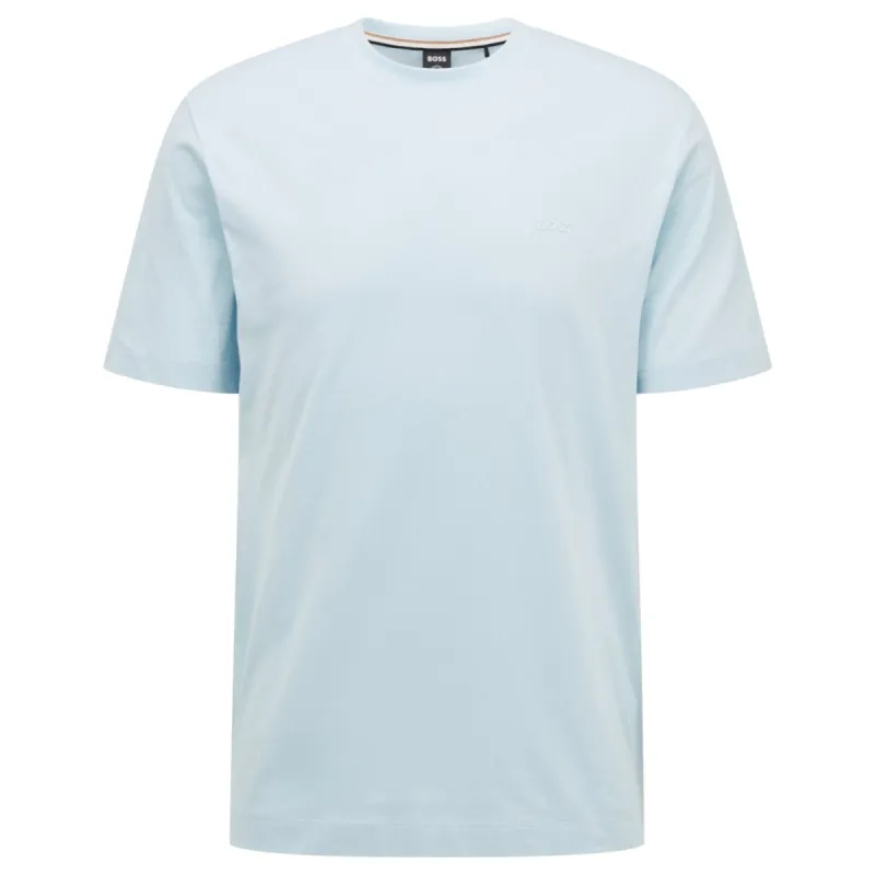 BOSS Cotton-Jersey Regular-Fit Tompson 01 T-Shirt In Light Blue  50468347 450 sold by J&Z Couture