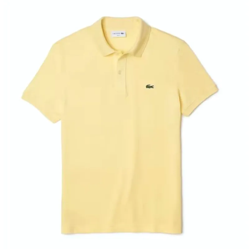 Lacoste Men's Slim Fit Petit Piqué Polo - Yellow sold by J&Z Couture