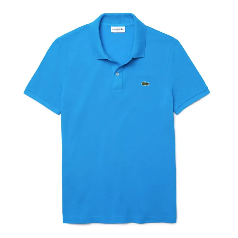 Lacoste Men's Slim Fit Petit Piqué Polo - Seaside Blue sold by J&Z Couture