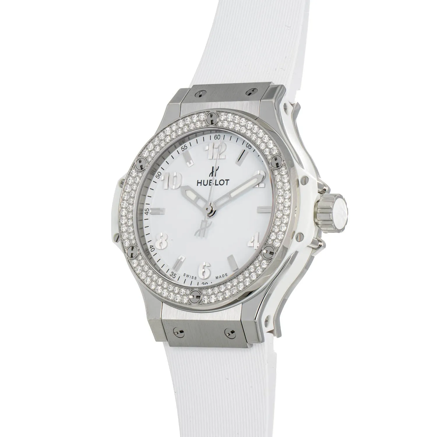 Hublot Big Bang Quartz 38mm Ladies' Watch Stainless Steel Diamond Bezel 361.SE.2010.RW.1104 sold by Your Watch product image thumbnail 2