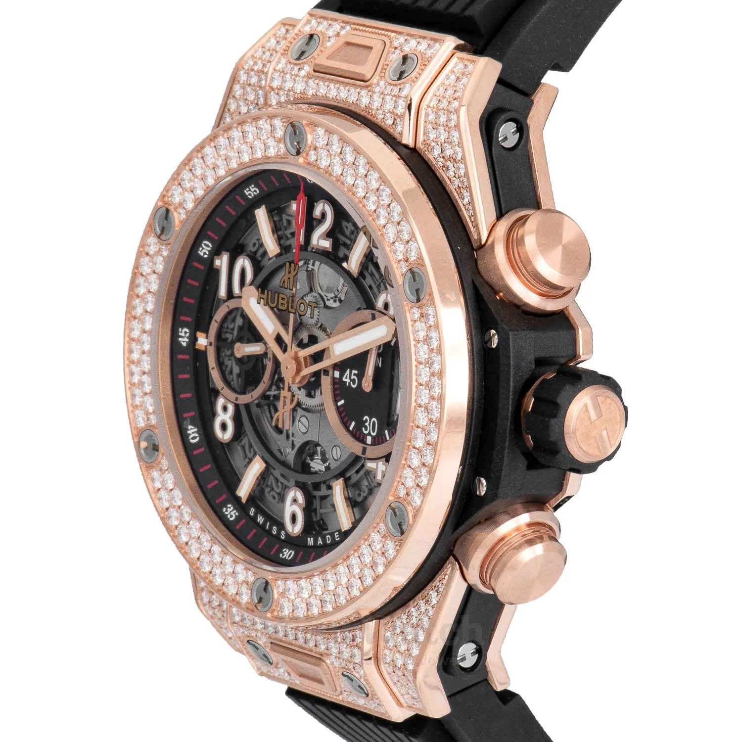 Hublot Big Bang Unico Chronograph Diamond Case 45mm Men's Watch 411.OX.1180.RX.1704 sold by Your Watch product image thumbnail 2