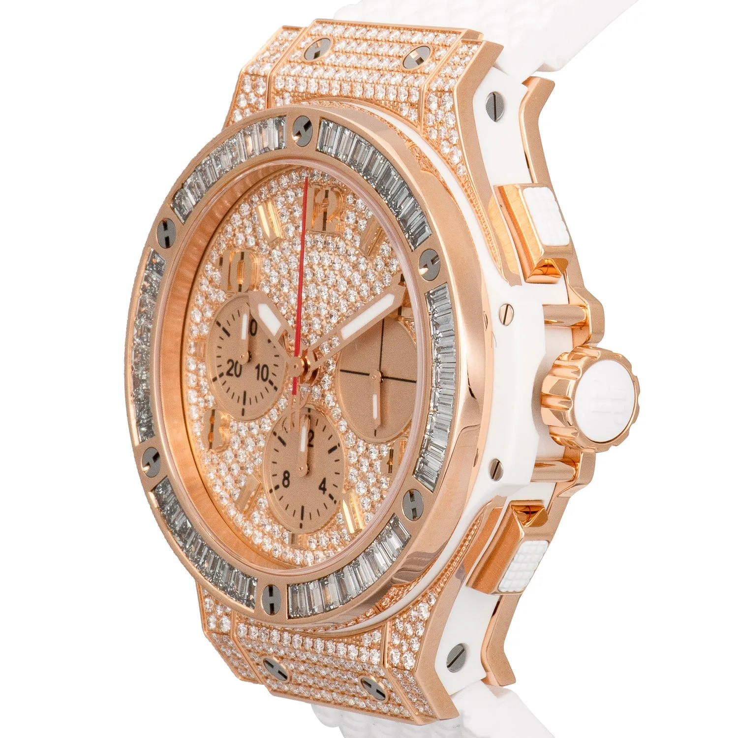 Hublot Big Bang Porto Cervo Automatic Chronograph 18kt Rose Gold Diamond Men's Watch 341.PE.9010.RW.0904 sold by Your Watch product image thumbnail 2