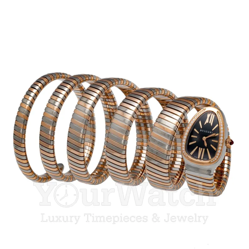Bulgari Serpenti Tubogas Two Tone Five Twirl Spiral 35mm Ladies' Watch 102621 sold by Your Watch