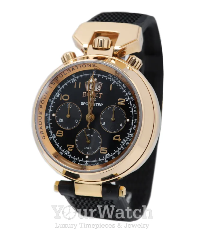 Bovet Sportster 18kt Rose Gold Men's Chronograph Watch SPO282 sold by Your Watch