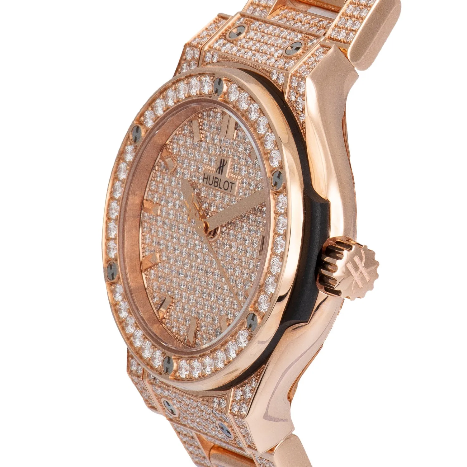 Hublot Classic Fusion Diamond Pavé Dial Ladies' Watch 581.OX.9010.OX.3704 sold by Your Watch product image thumbnail 2