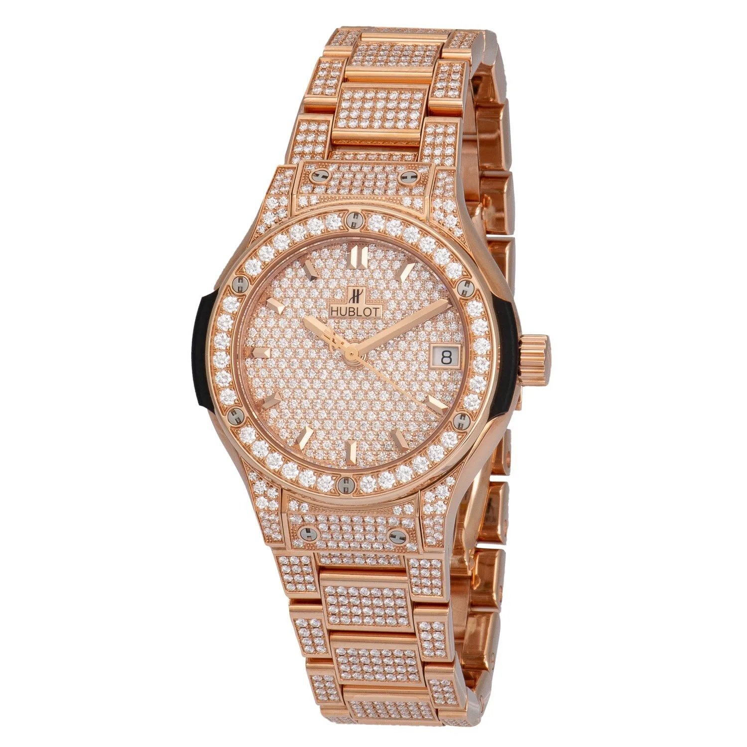 Hublot Classic Fusion Diamond Pavé Dial Ladies' Watch 581.OX.9010.OX.3704 sold by Your Watch