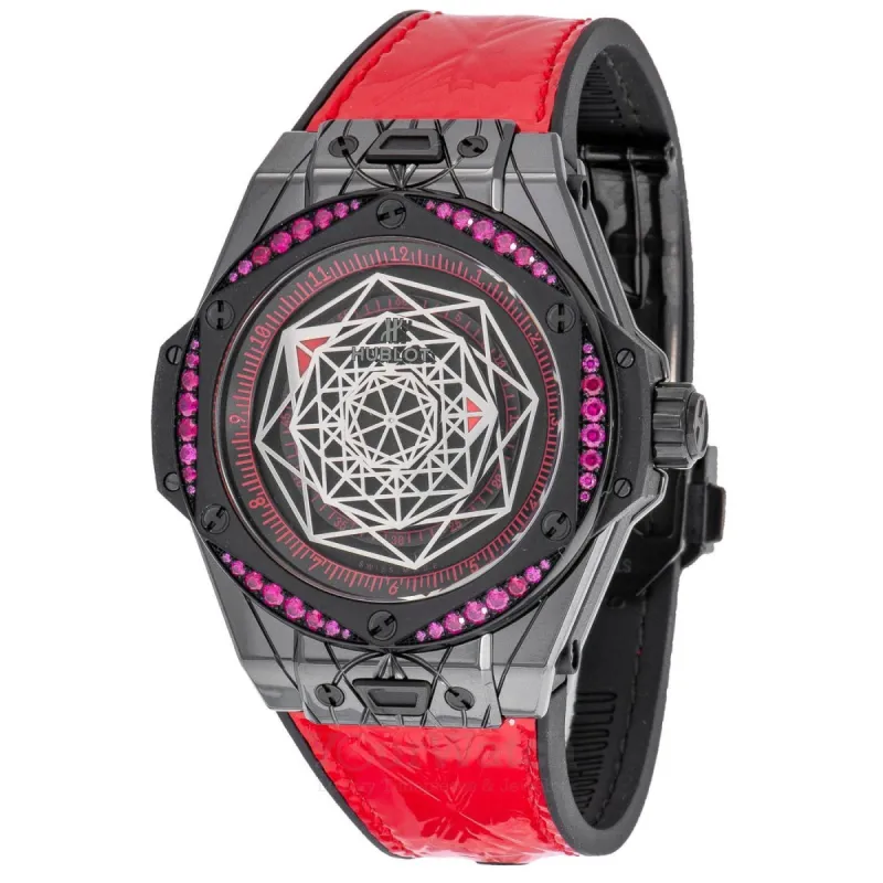 Hublot Big Bang Sang Bleu All Black Red 39mm Ladies' Watch 465.CS.1119.VR.1202.MXM18 sold by Your Watch