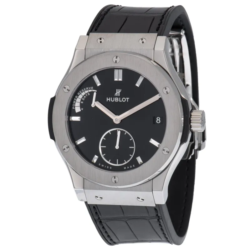 Hublot Classic Fusion Power Reserve 8 Days 45mm Men's Watch 516.NX.1470.LR sold by Your Watch