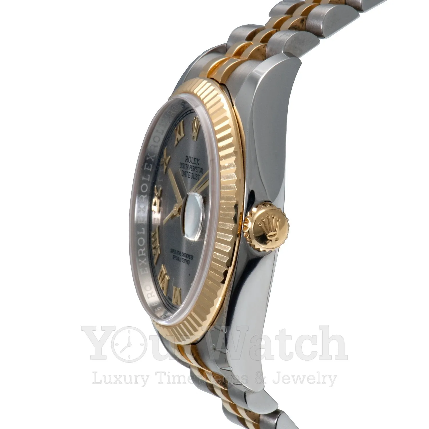 Rolex Datejust Two Tone Bracelet 36mm Ladies Watch 16233-GRYRJ sold by Your Watch product image thumbnail 2