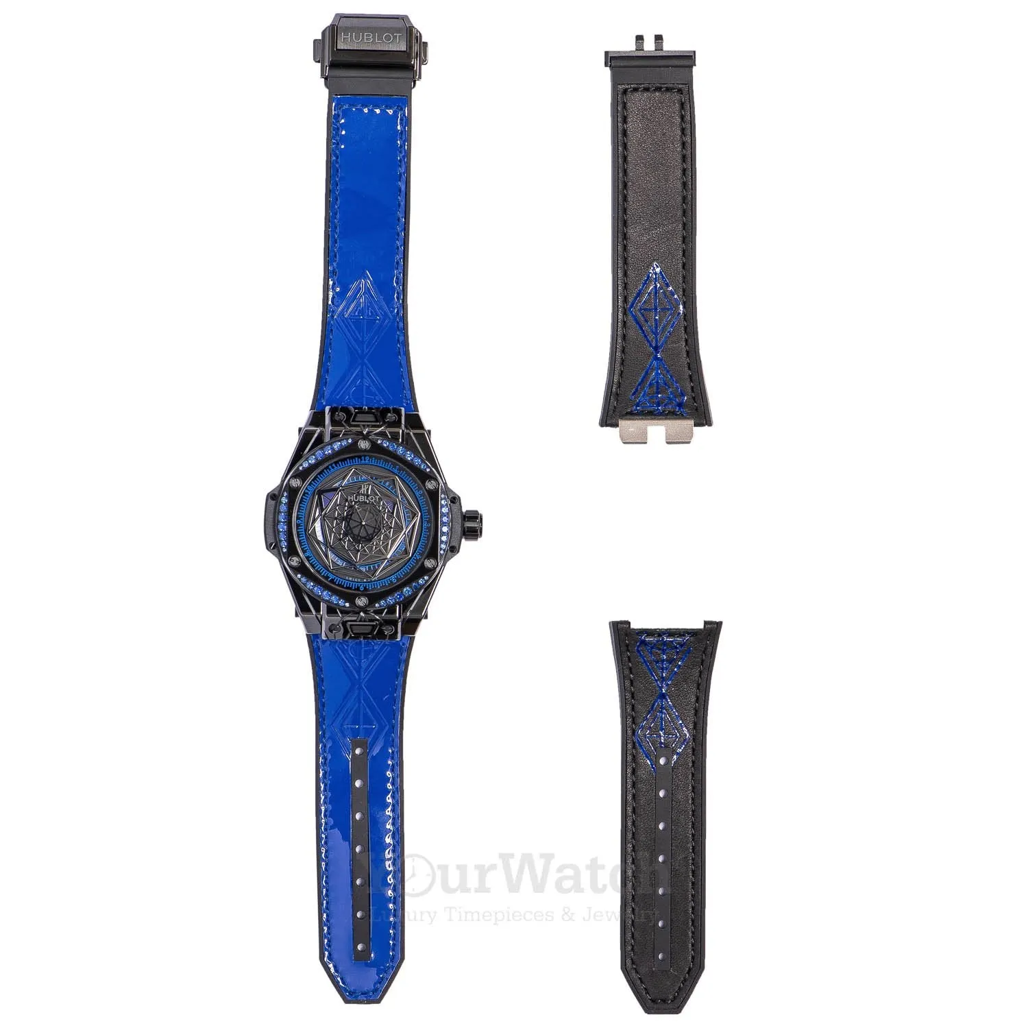 Hublot Big Bang Sang Bleu All Black Blue 39mm Men's Watch 465.CS.1119.VR.1201.MXM18 sold by Your Watch product image thumbnail 3