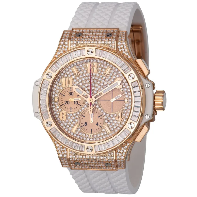 Hublot Big Bang 41mm Rose Gold Pave Diamond Watch 341.PE.9114.RX.094 sold by Your Watch