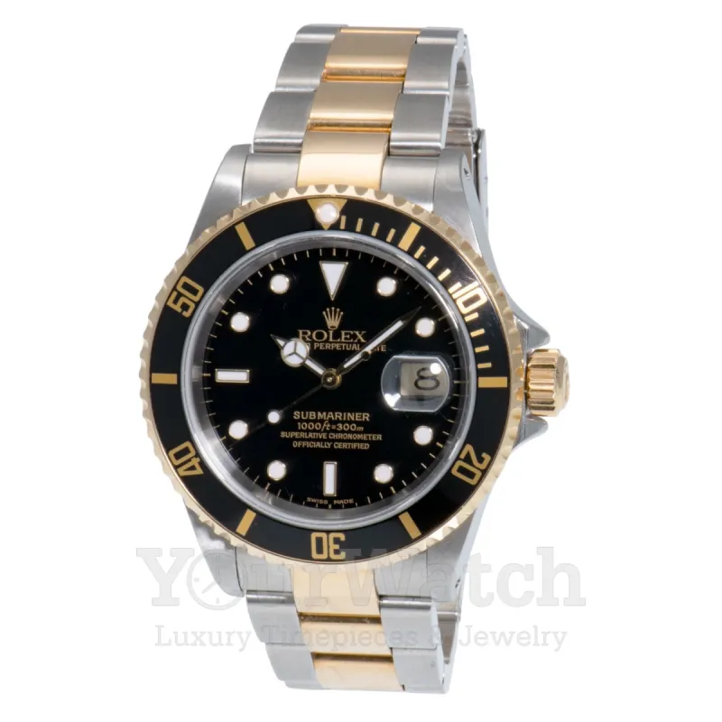 Rolex Submariner Date Two Tone Black Dial 40mm Watch - Pre Owned M116613LN-0001 sold by Your Watch