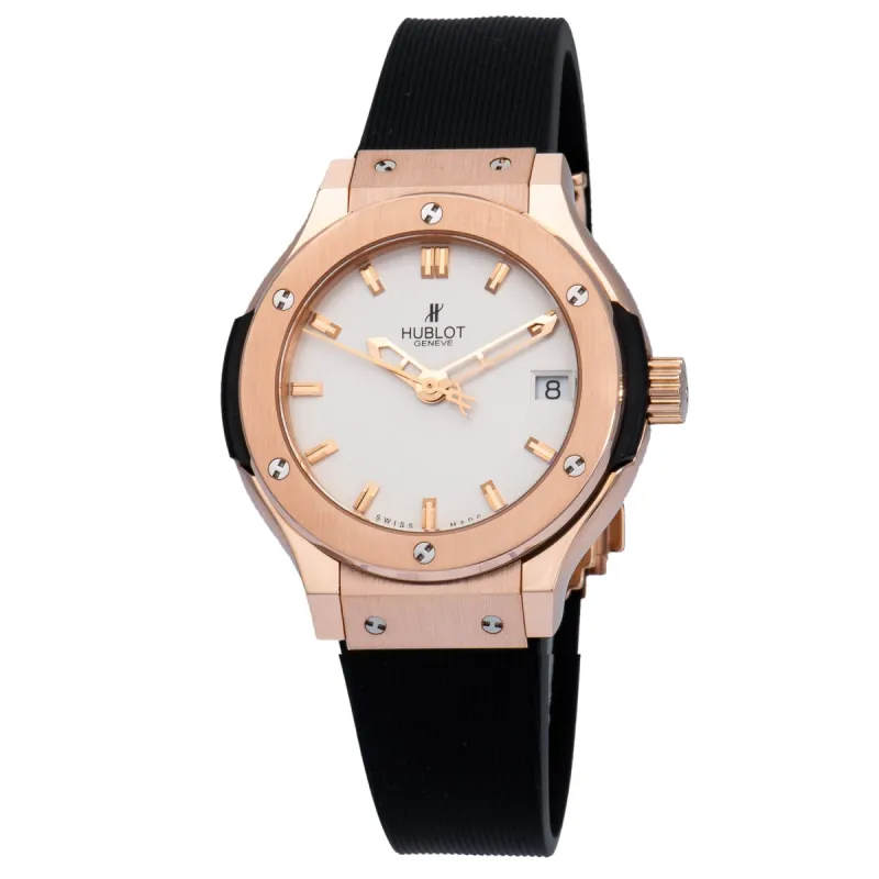 Hublot Classic Fusion Quartz Gold 33mm Ladies' Watch 581.OX.2610.RX sold by Your Watch