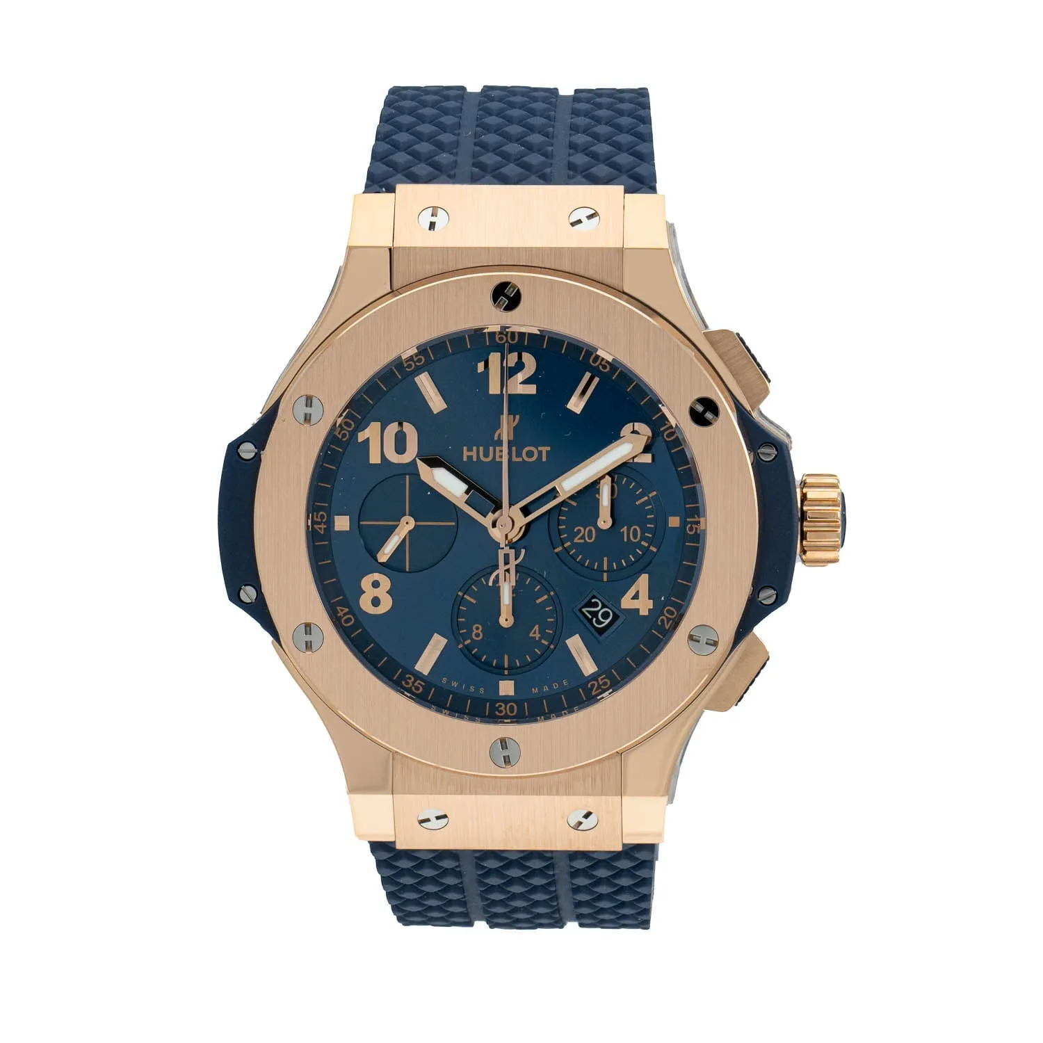 Hublot Big Bang Original Gold Blue Watch - 44 mm 301.PX.710.RX sold by Your Watch