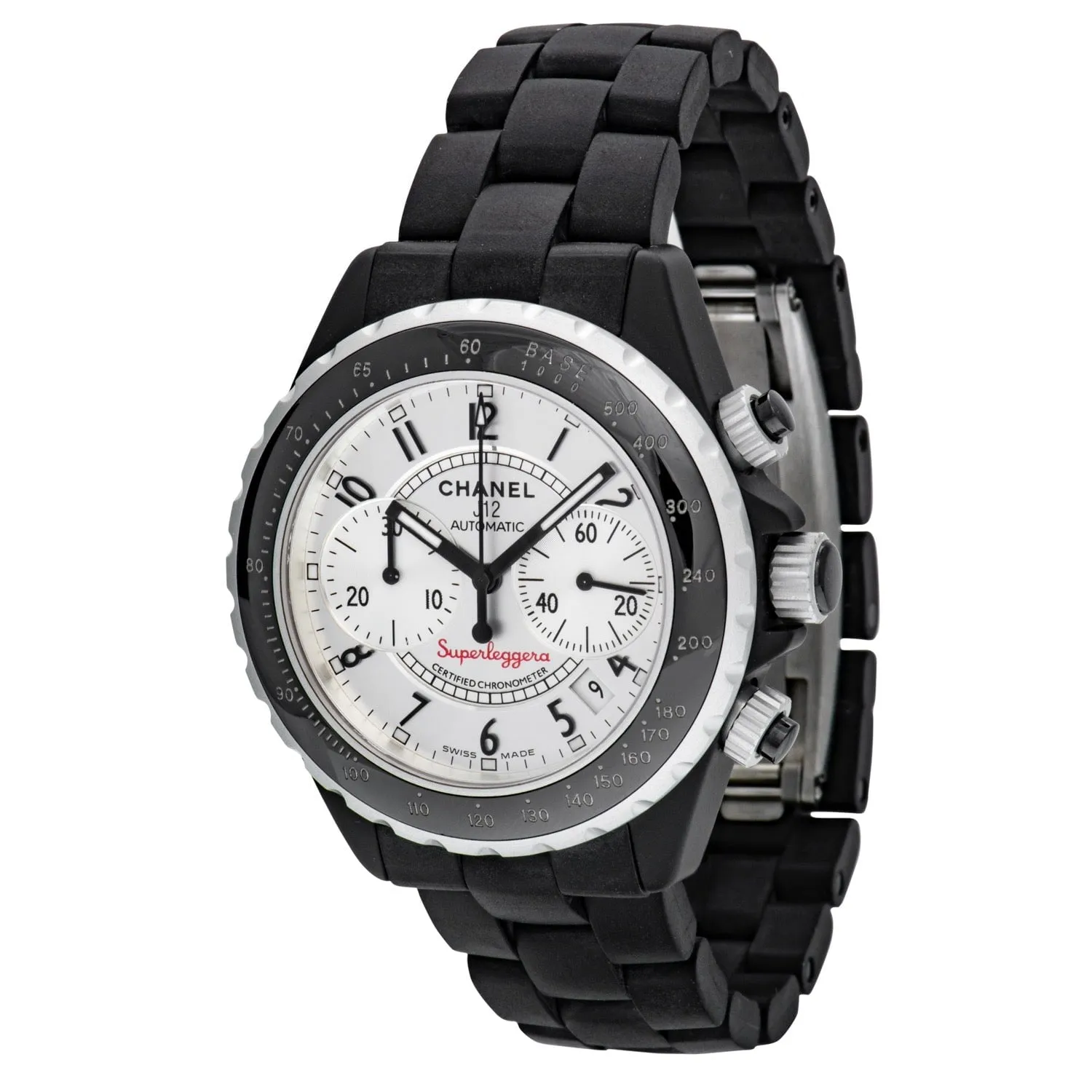 Chanel J12 Automatic Superleggera Chronograph 41mm Watch H2039 sold by Your Watch