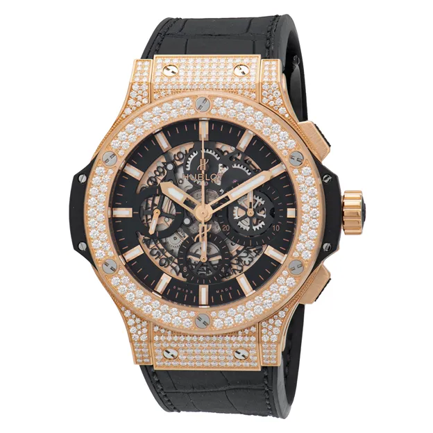 Hublot Big Bang Aero Bang Chronograph Automatic Pave Diamond Men's Watch 311.PX.1180.GR.1704 sold by Your Watch