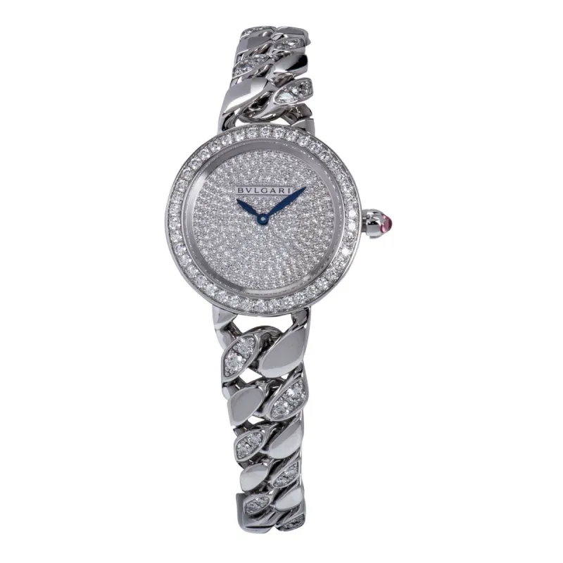 Bvlgari Catene Diamond Pave Ladies Watch 102309 made by Your Watch