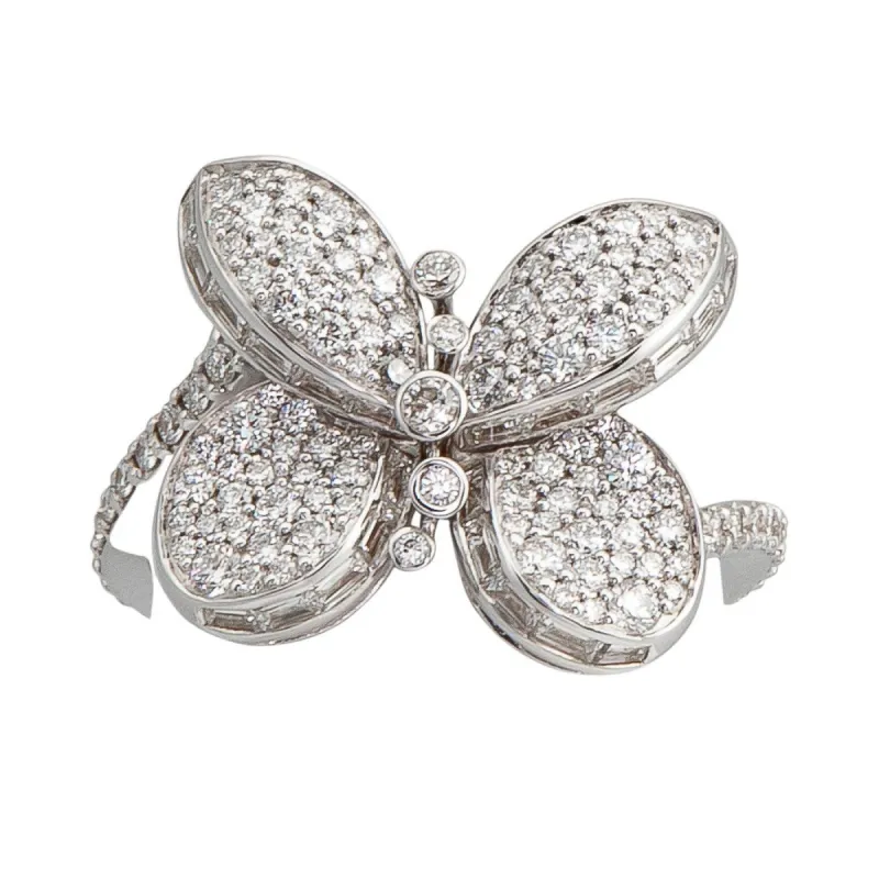 Graff Baby Princess Butterfly Ring with Pavé Diamonds sold by Your Watch