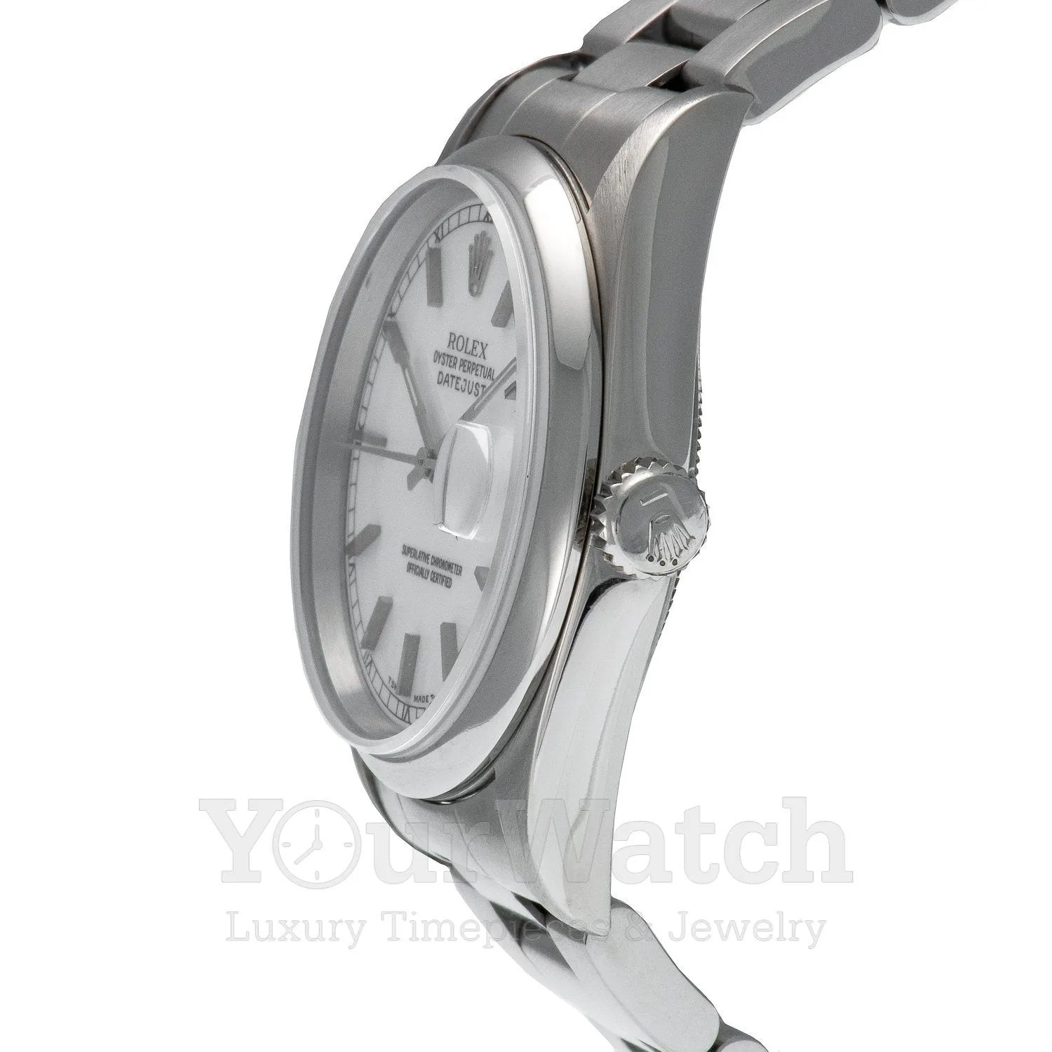 Rolex Datejust Stainless Steel White Dial 36mm Watch - Pre Owned 116200-72600 sold by Your Watch product image thumbnail 2