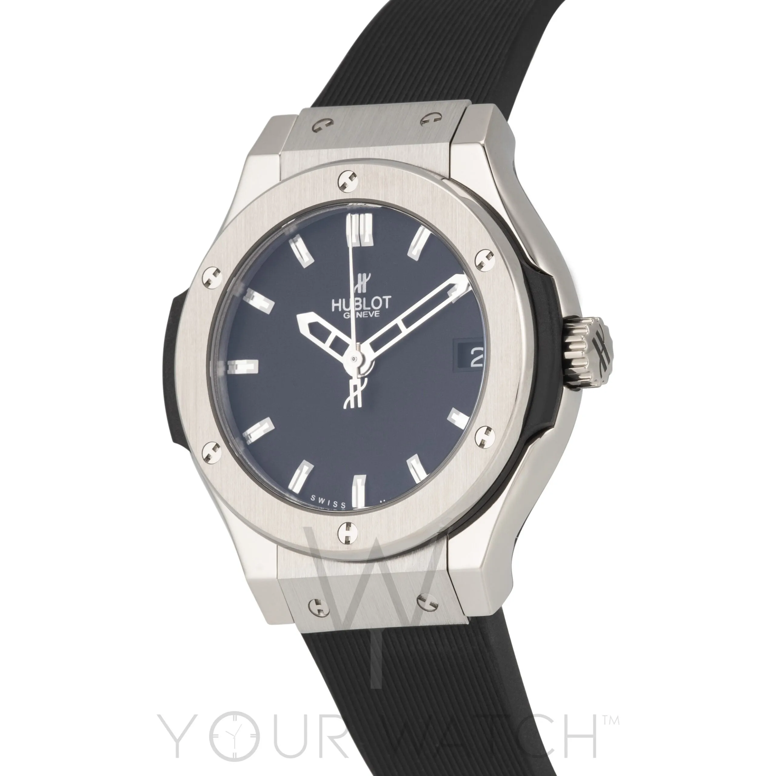 Hublot Classic Fusion Quartz Titanium 33mm Black Dial Ladies' Watch 581.NX.1170.RX sold by Your Watch product image thumbnail 2
