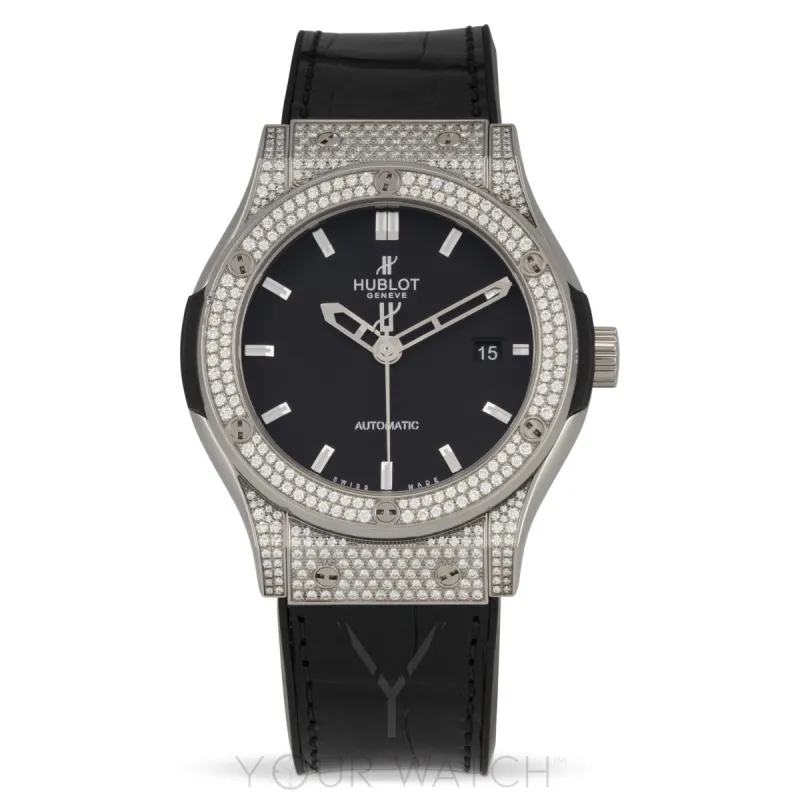 Hublot Classic Fusion Automatic Titanium Diamond Case 42mm Men's Watch 542.NX.1170.LR.1704 sold by Your Watch