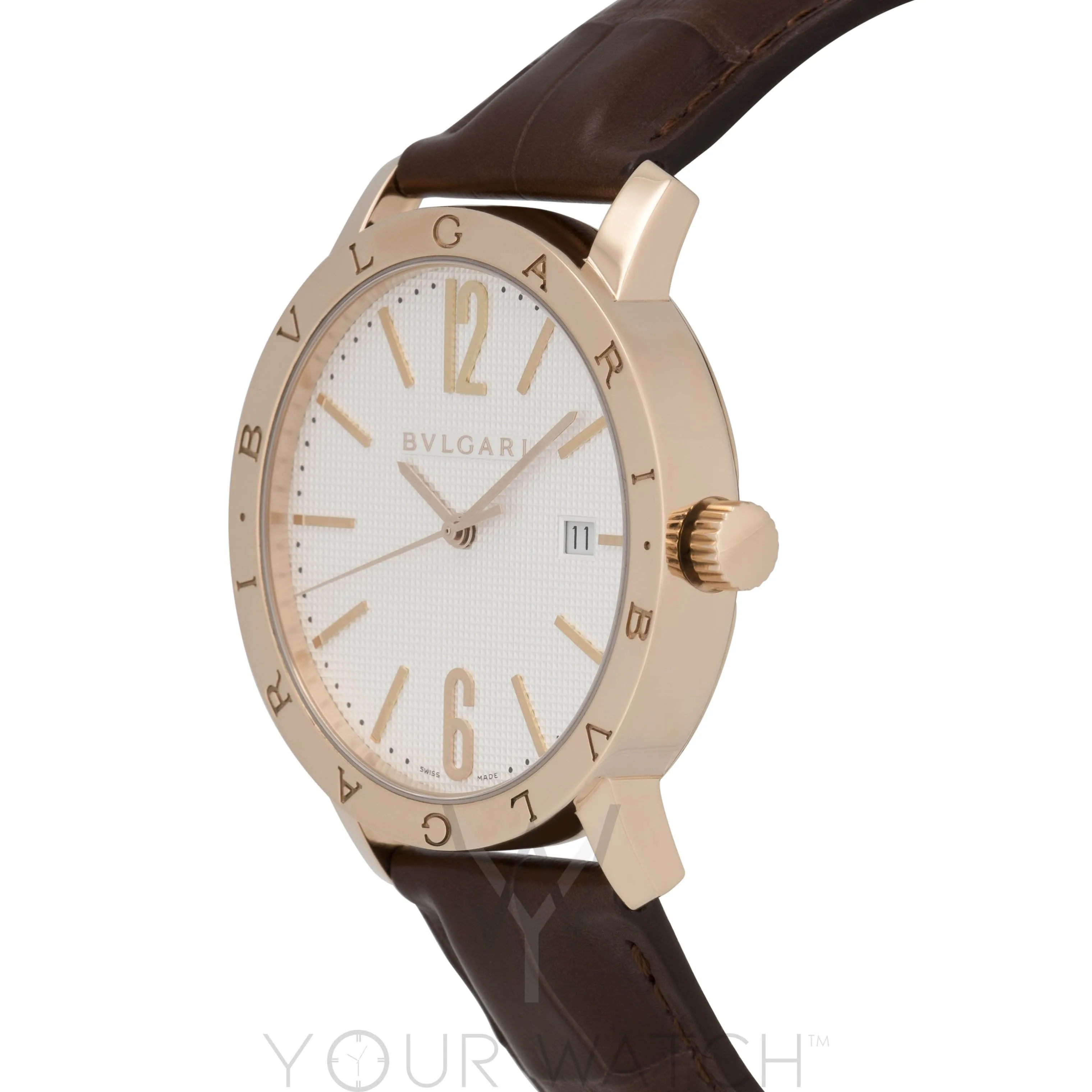 Bvlgari White Dial 18 Carat Pink Gold Men's Watch 101965 sold by Your Watch product image thumbnail 2