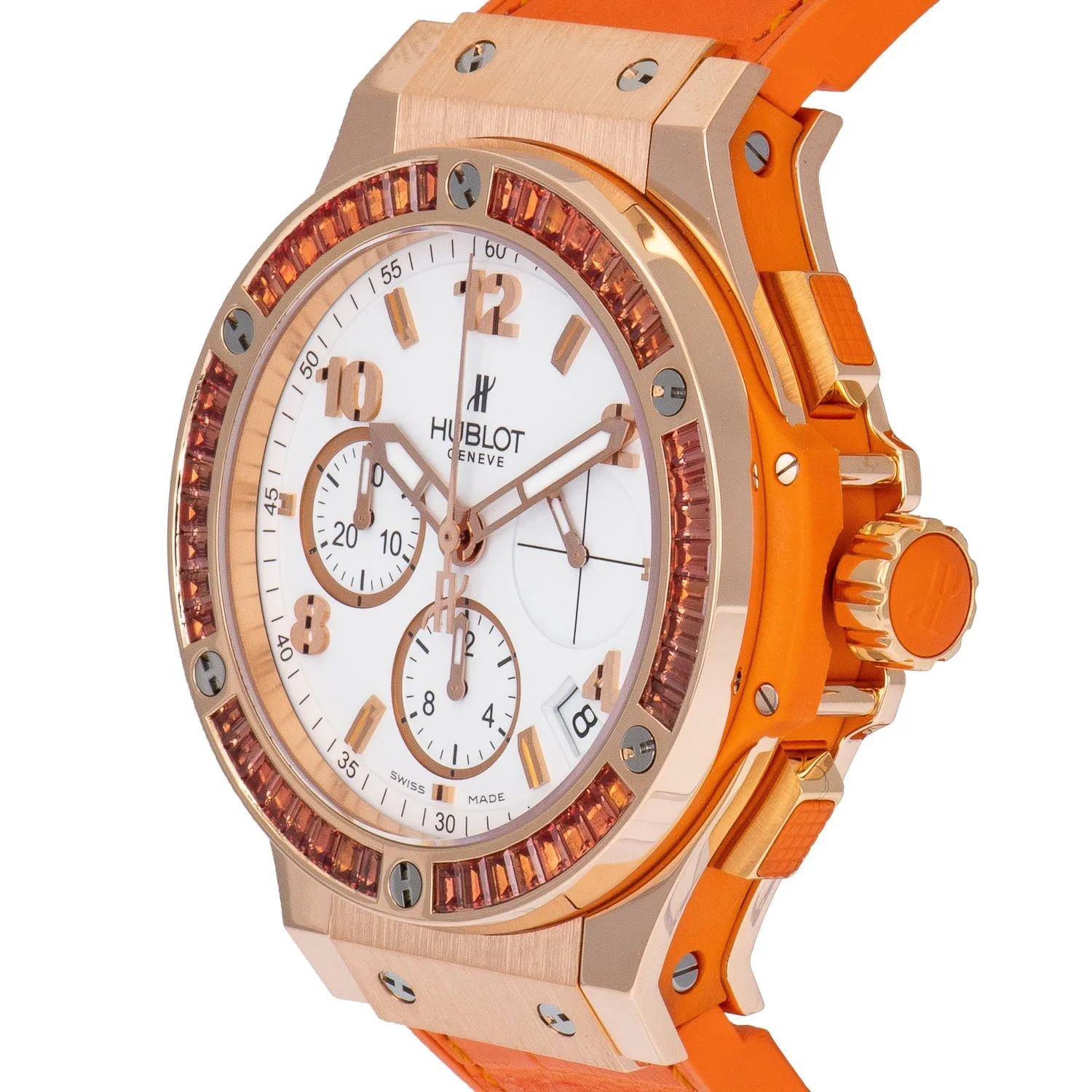 Hublot Big Bang Automatic Chronograph 18k Rose Gold Tutti Frutti Orange Ladies' Watch 341.PO.2010.LR.1906 sold by Your Watch product image thumbnail 2
