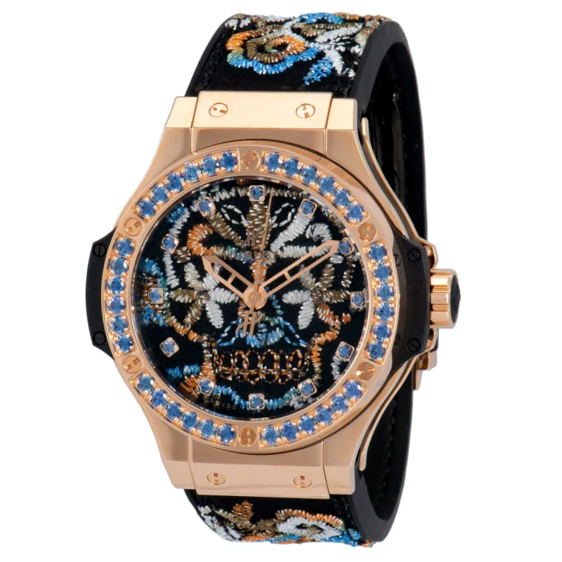 Hublot Big Bang Broderie Sugar Skull Gold Watch 343.PS.6599.NR.1201 sold by Your Watch