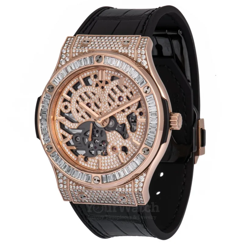 Hublot Classic Fusion Ultra-Thin Skeleton 45mm Men's Watch 515.OX.9000.LR.0904 sold by Your Watch