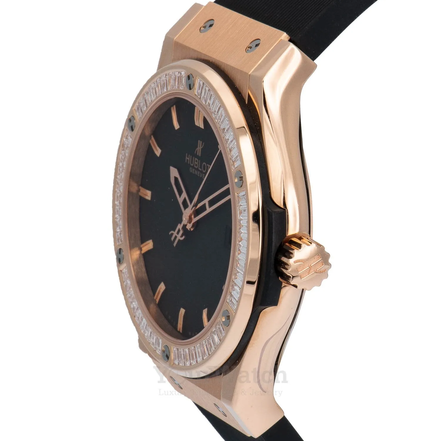 Hublot Classic Fusion 42mm Men's Watch with Baguette Diamonds 542.PX.1180.RX.1904 sold by Your Watch product image thumbnail 2