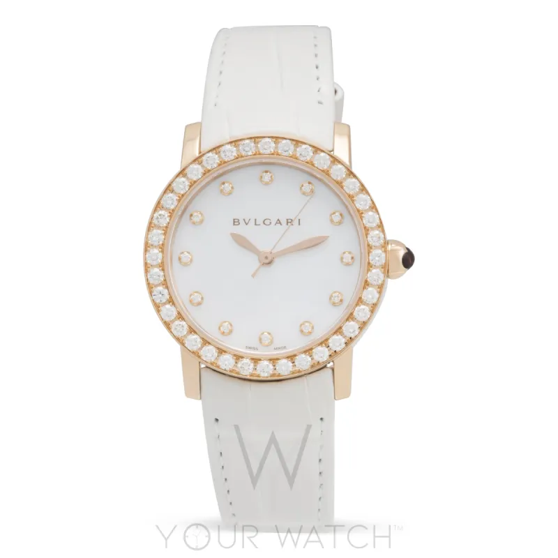 Bvlgari Automatic 18 Carat Rose Gold 33mm Ladies' Watch 102089 sold by Your Watch
