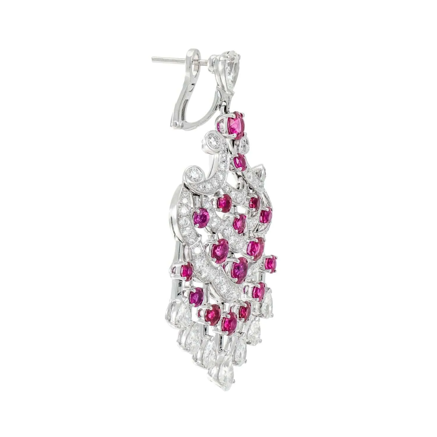 Graff Ruby and Diamond Chandelier Earrings sold by Your Watch product image thumbnail 5