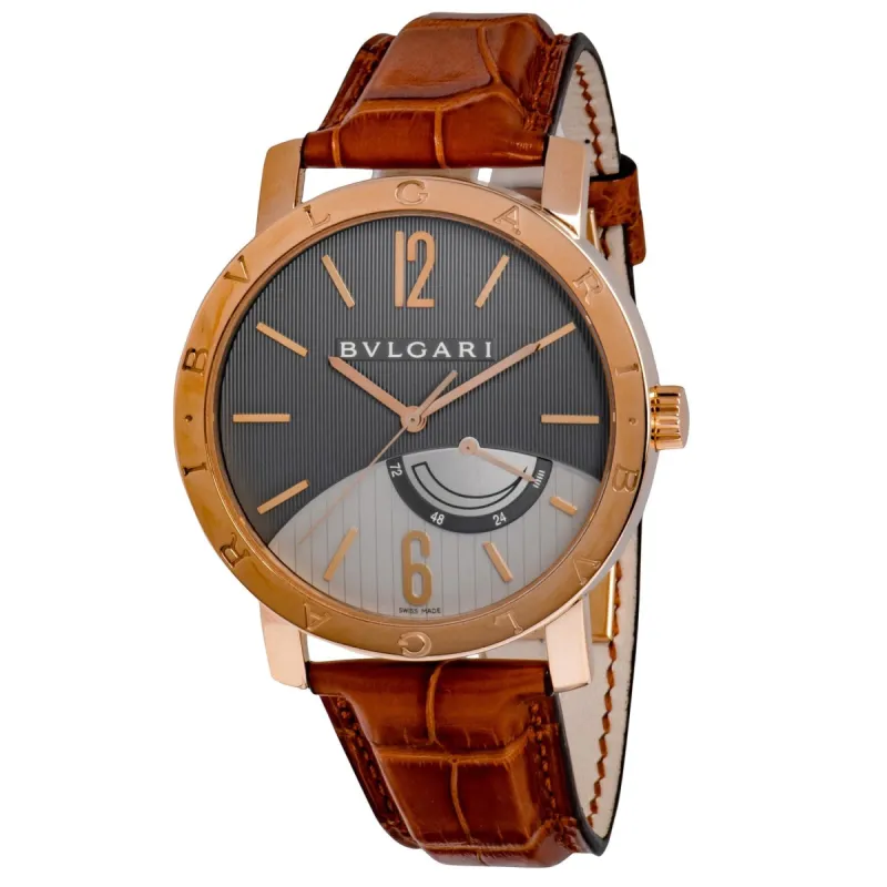 Bvlgari Rose Gold Anthracite 41mm Men's Watch 101383 sold by Your Watch