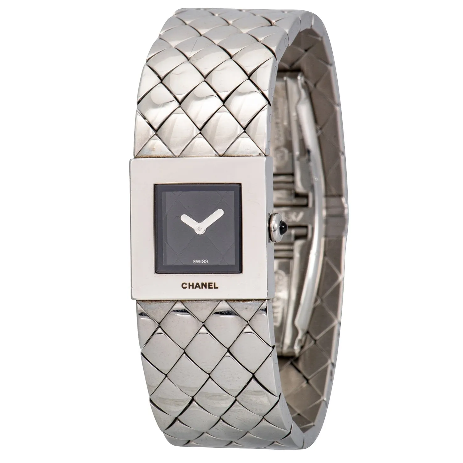 Chanel Silver Matelasse Quilted Acier Ladies' Watch H0009 sold by Your Watch
