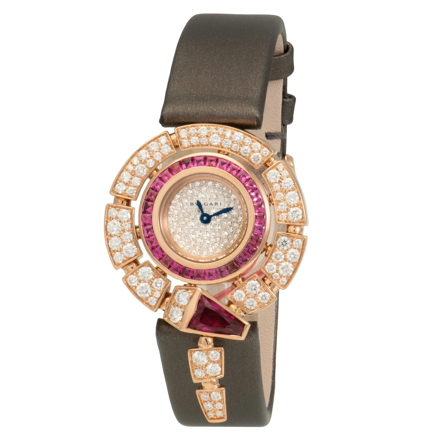 Bvlgari Serpenti Incantati 30mm Rose Gold Watch With Snow-Pavé Diamonds 102537 sold by Your Watch