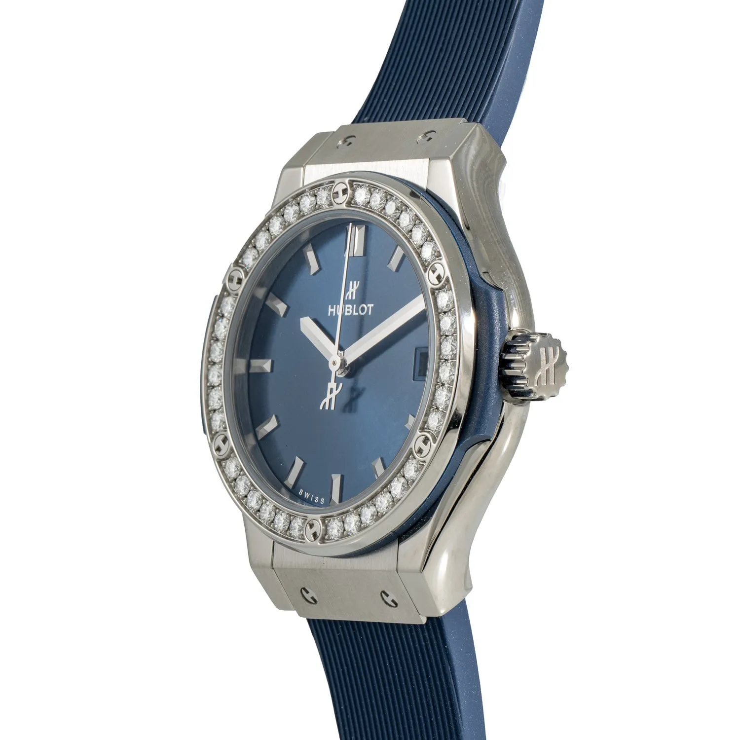 Classic Fusion Titanium Quartz Diamond Blue Dial Ladies' Watch 581.NX.7170.RX.1104 sold by Your Watch product image thumbnail 2