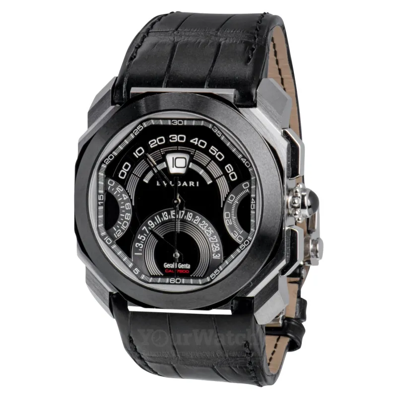Bvlgari Octo Stainless Steel Quadri Retro 45mm Men's Watch 101882 sold by Your Watch