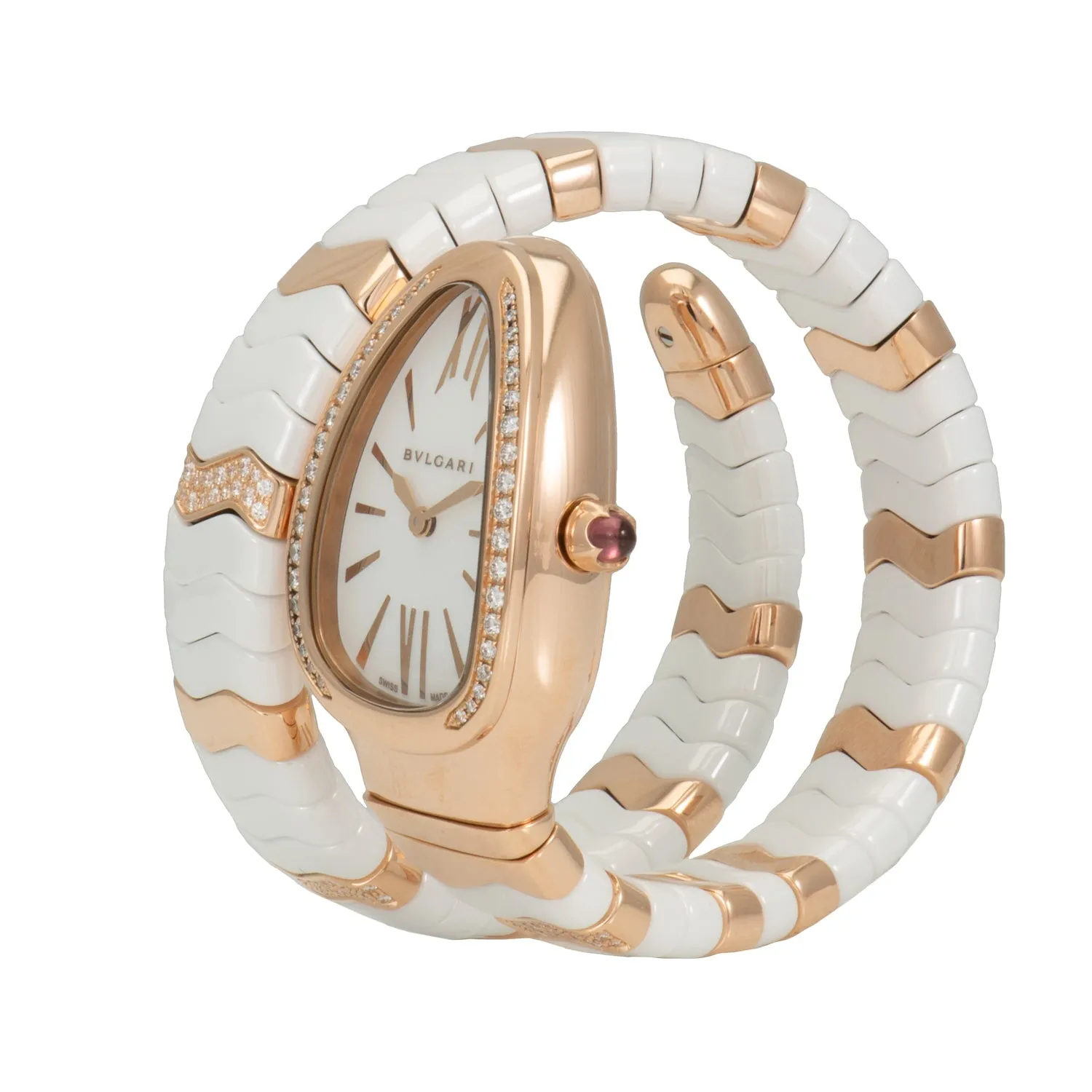 Bvlgari Serpenti Spiga White Lacquered Dial Quartz Ladies' Watch 102202 sold by Your Watch product image thumbnail 2