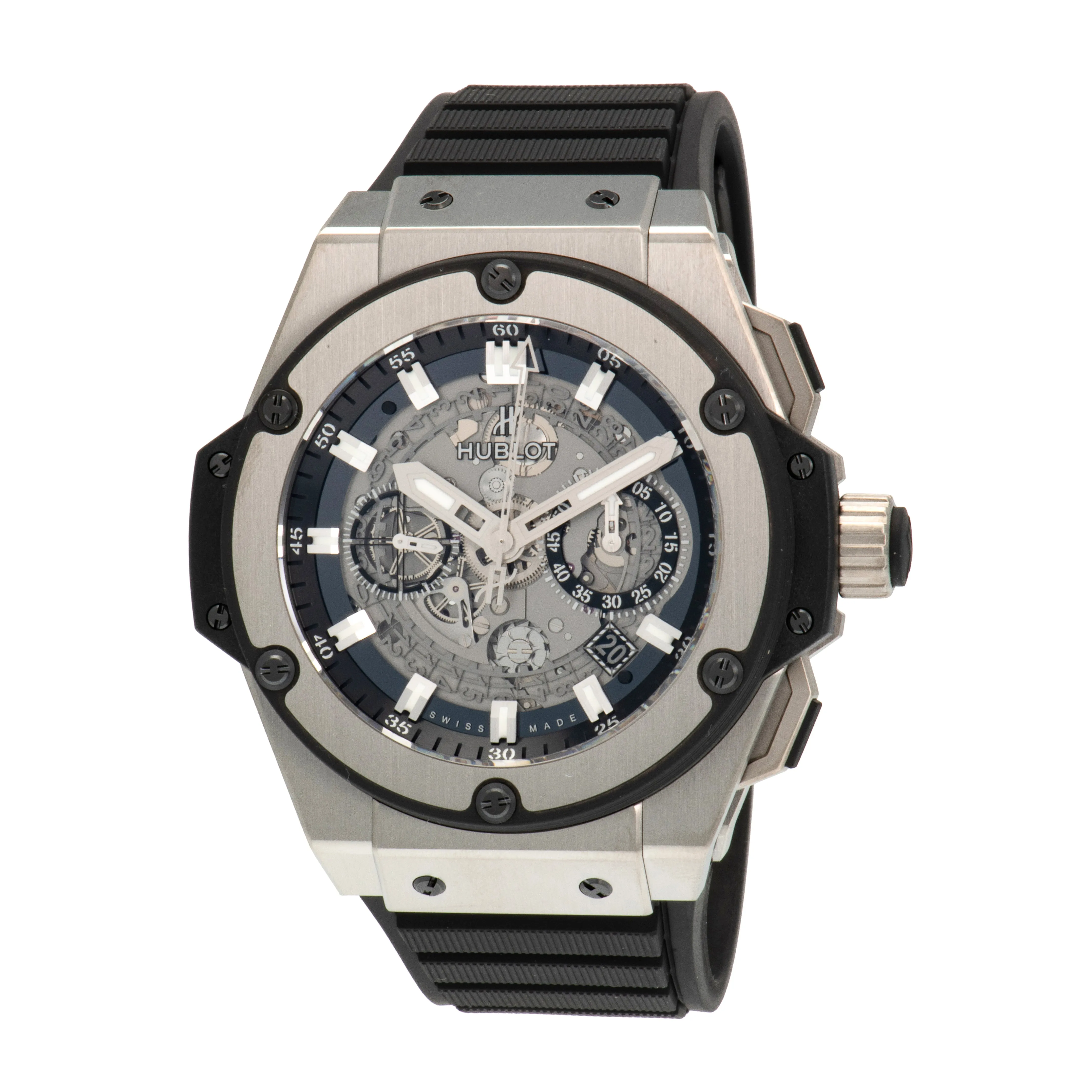 Hublot King Power Unico Skeleton Dial Titanium Men's Watch 701.NX.0170.RX sold by Your Watch