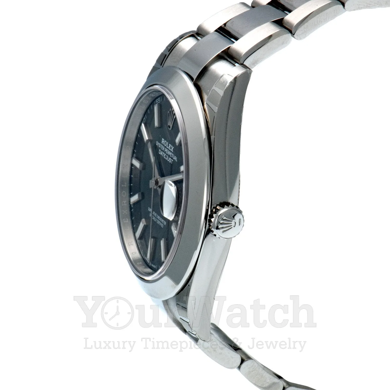 Rolex Datejust Stainless Steel Dark Rhodium Dial 41mm Men's Watch 126300RSO sold by Your Watch product image thumbnail 2