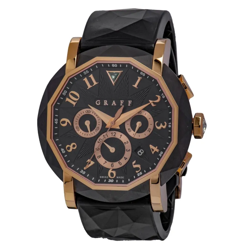 Graff Chronograph Automatic Men's Watch CG45DLCPGB sold by Your Watch