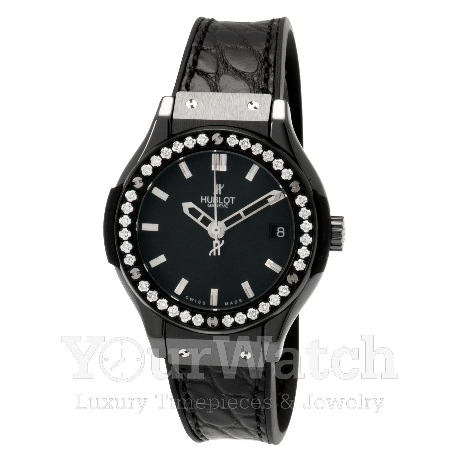Hublot Classic Fusion Quartz Ceramic 33mm Ladies' Watch 581.CM.1170.LR.1104 sold by Your Watch