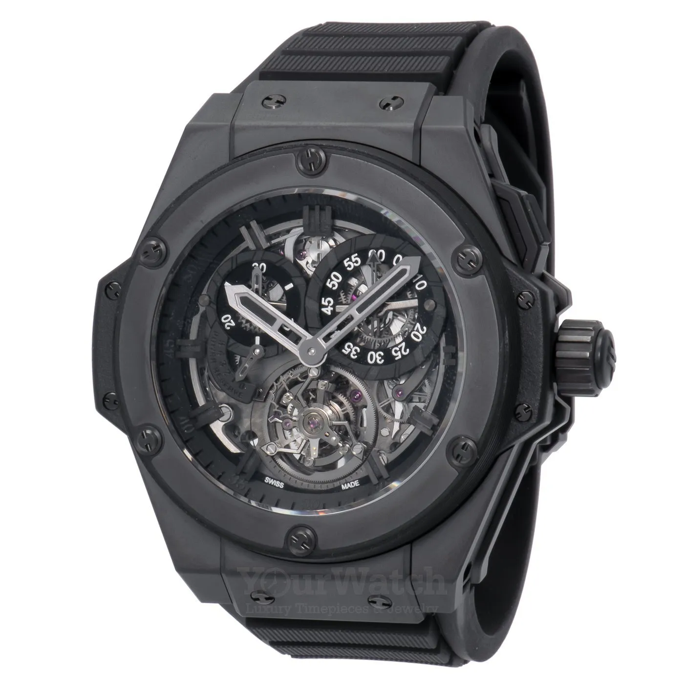 Hublot Big Bang King Power Black Tourbillon Chronograph 48mm Watch 708.CI.0110.RX sold by Your Watch