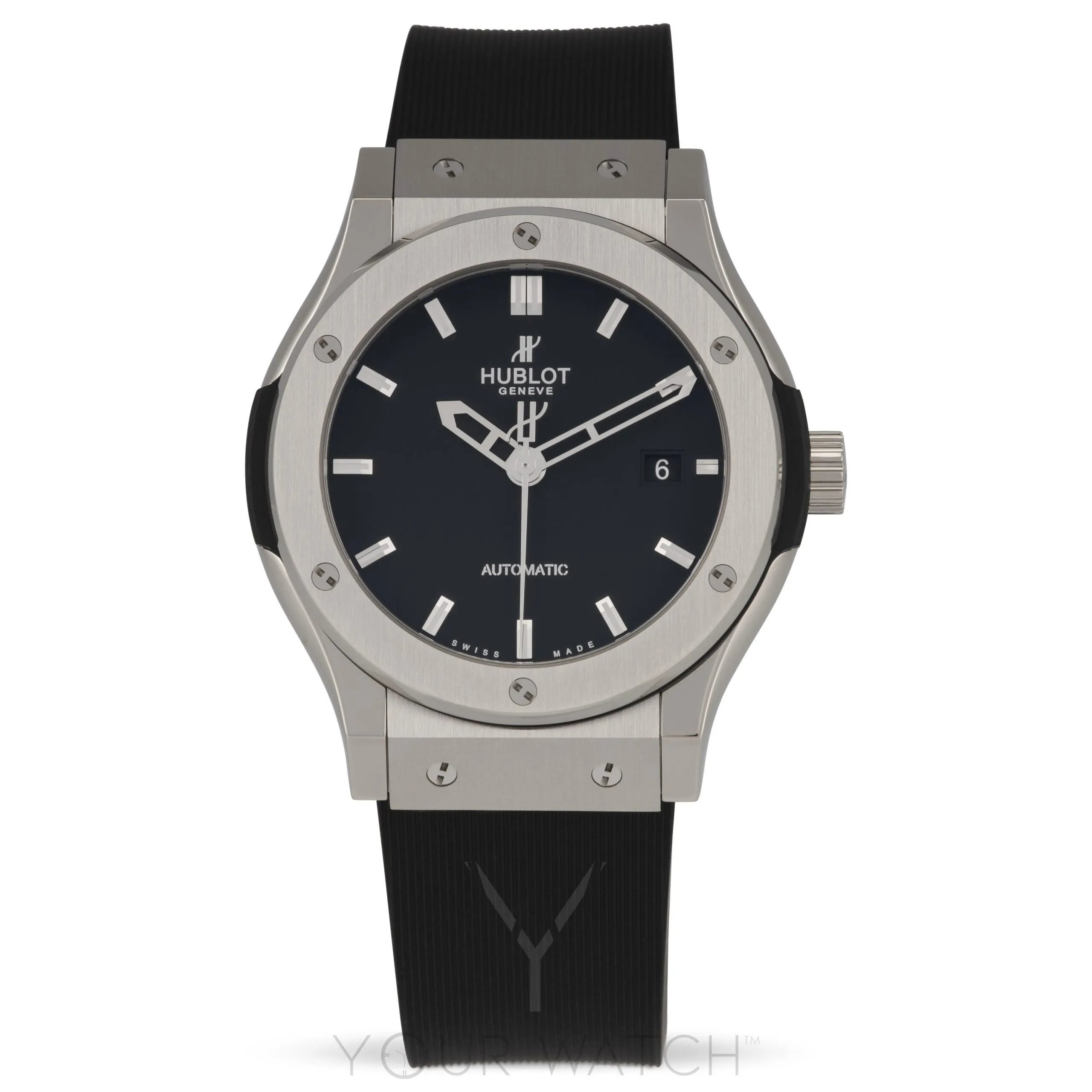 Hublot Classic Fusion Automatic Black Dial Black Rubber 42mm Men's Watch 542.NX.1170.RX sold by Your Watch