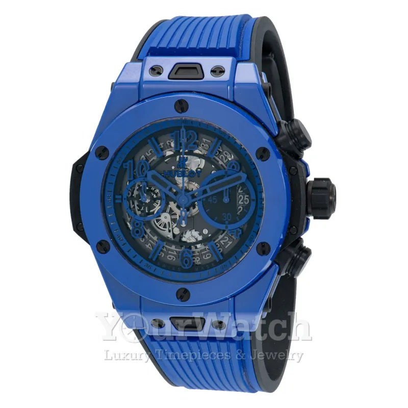 Hublot Big Bang Unico Blue Magic Limited Edition Chronograph Automatic Matte Black Men's Watch 411.ES.5119.RX sold by Your Watch